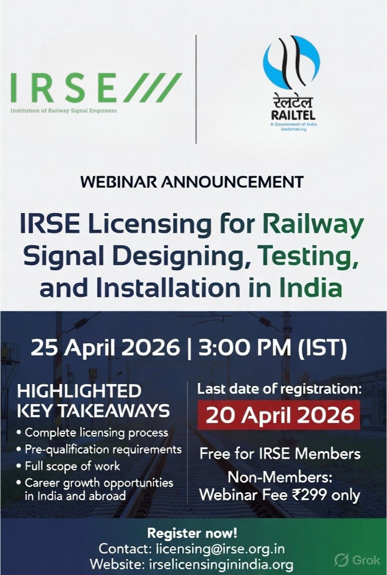 IRSE Webinar Poster